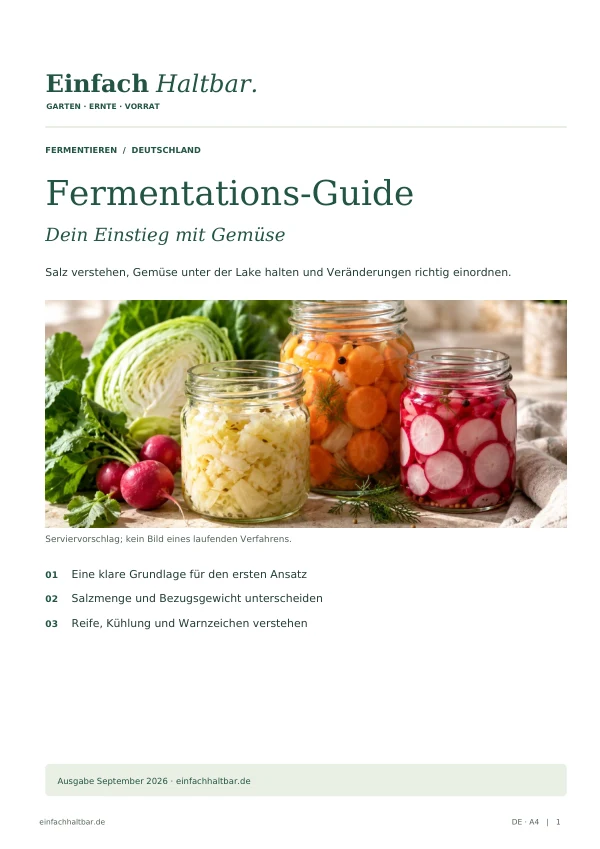 PDF-Vorschau: Fermentieren für Anfänger