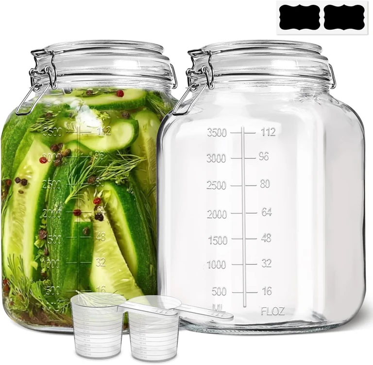 ComSaf Bügelgläser · 2 × 4 l