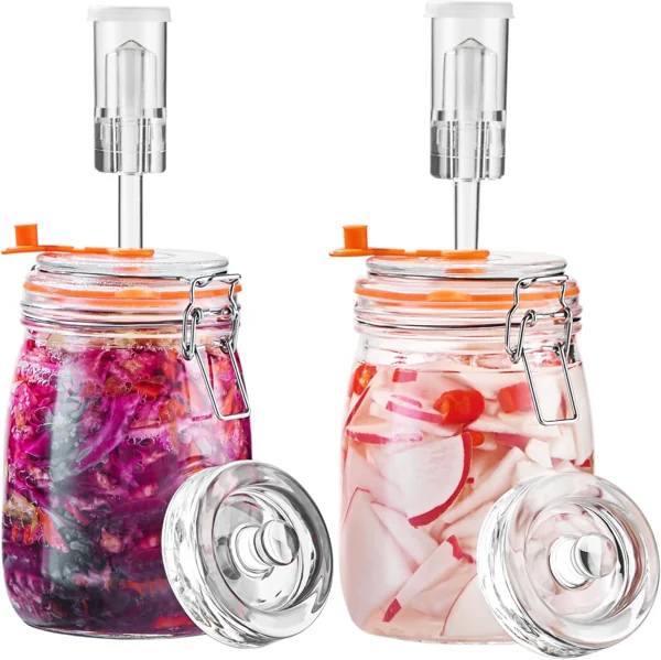 SwiftSlot Fermentiergläser · 2 × 1,1 l – Produktabbildung
