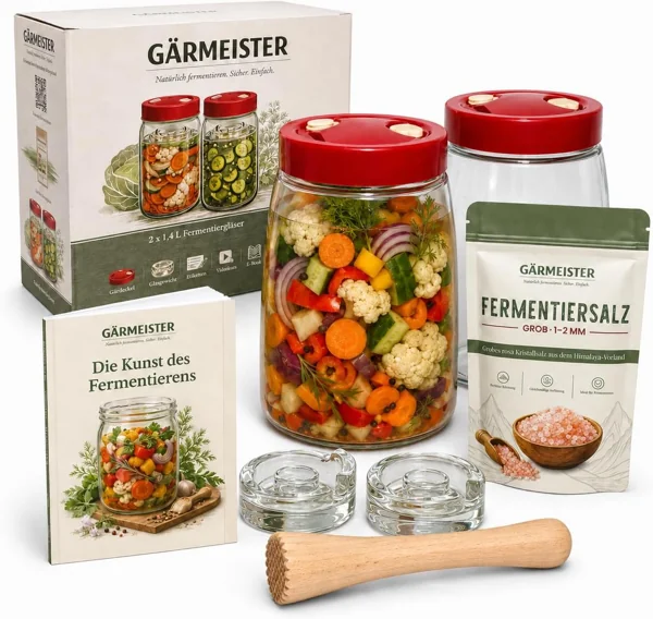 GÄRMEISTER Fermentier-Set · 2 × 1,4 l – Produktabbildung