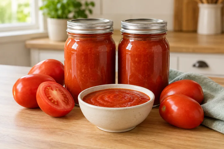 How to Can Tomato Sauce