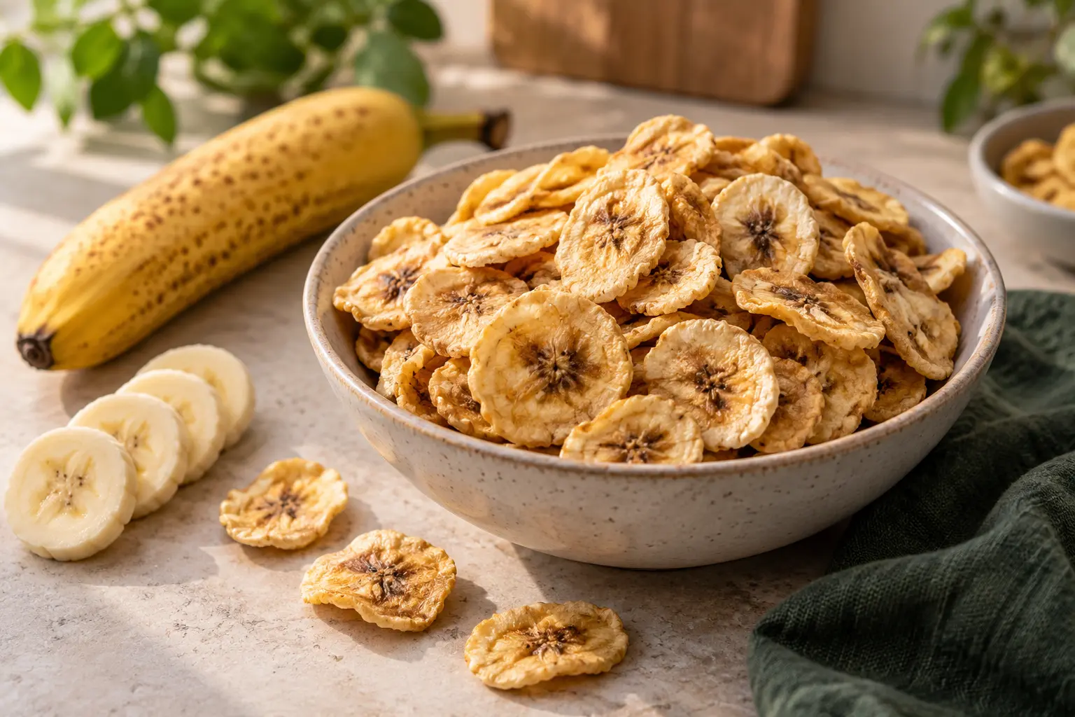 How to dehydrate bananas