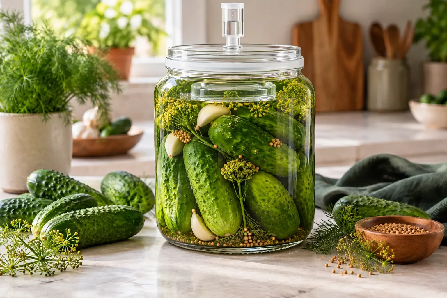 Gurken fermentieren