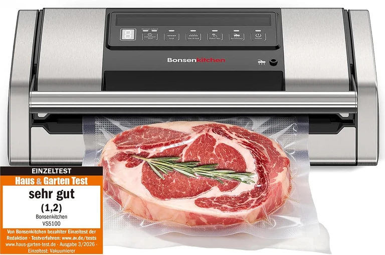 Bonsenkitchen Vakuumiergerät, 135 W
