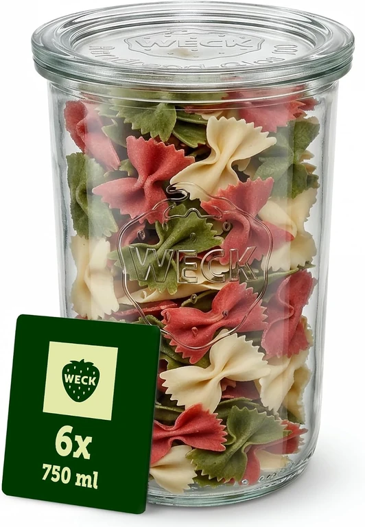 WECK Gläser 750 ml – 6er Set