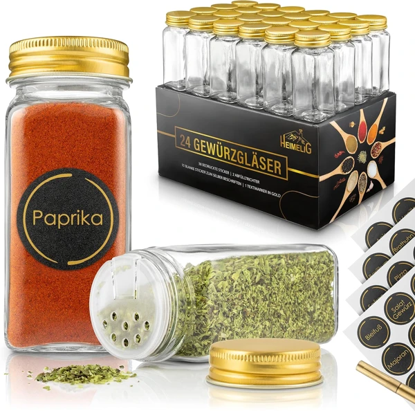 Gewürzglas-Set · 24 Stück – Produktabbildung