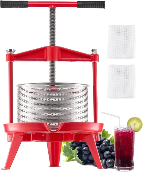 VEVOR Edelstahl-Handpresse · 9 l – Produktabbildung