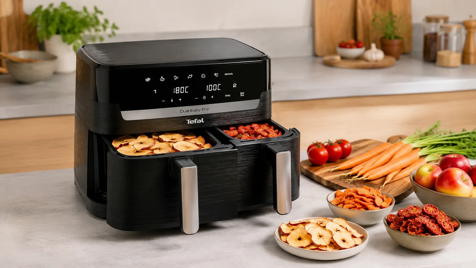 Mehrere Airfryer-Anwendungen als Einstieg in den Gerätevergleich