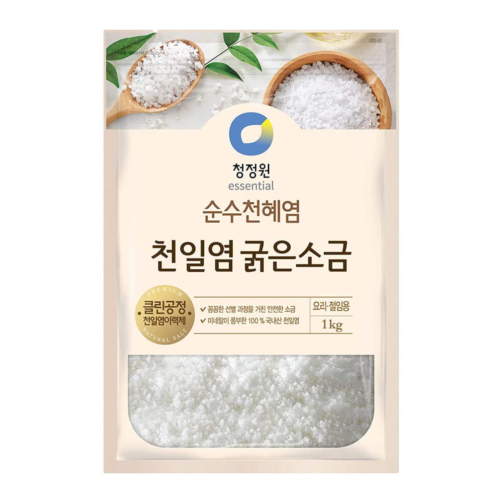 Chung Jung One Korean Coarse Sea Salt for homemade kimchi