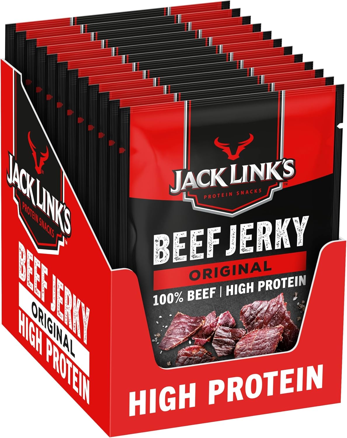 Jack Link's Beef Jerky Original – 12 × 60 g