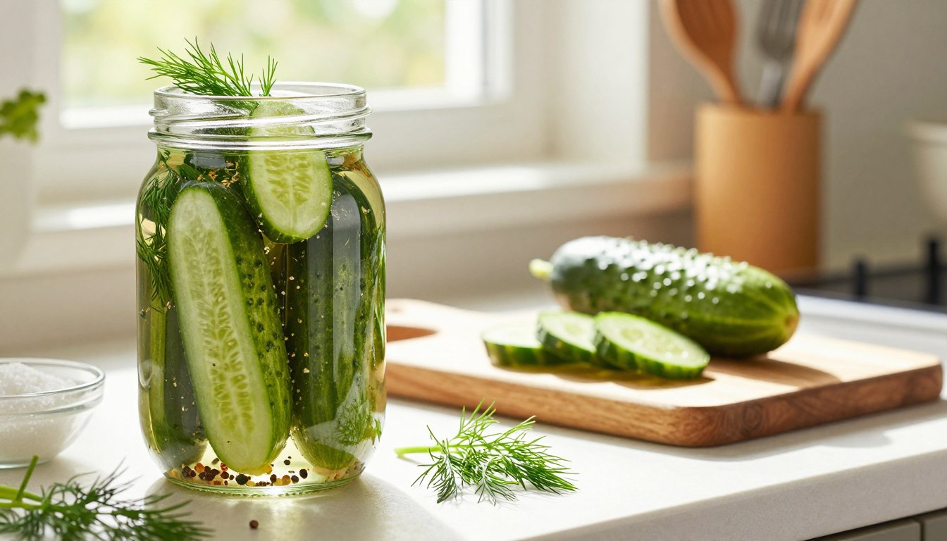 Gurken fermentieren: Einfaches Rezept für knackige Fermentgurken