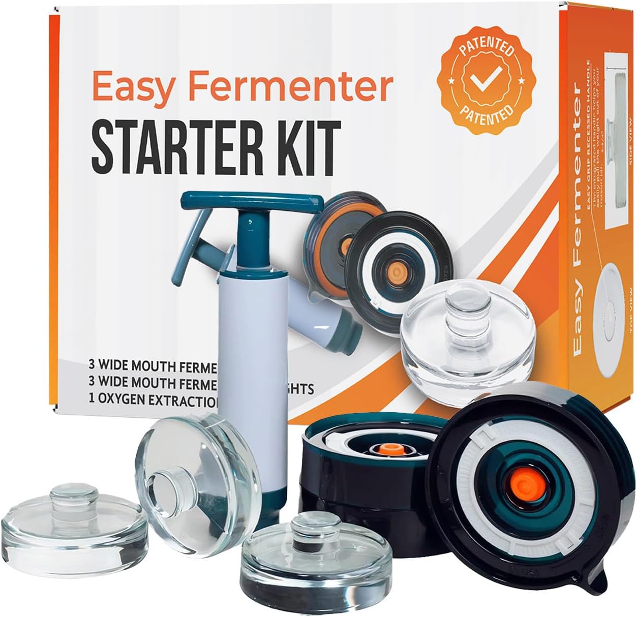 Fermentation Lids Starter Set with Weights