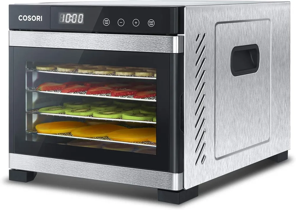 COSORI six-tray stainless steel food dehydrator
